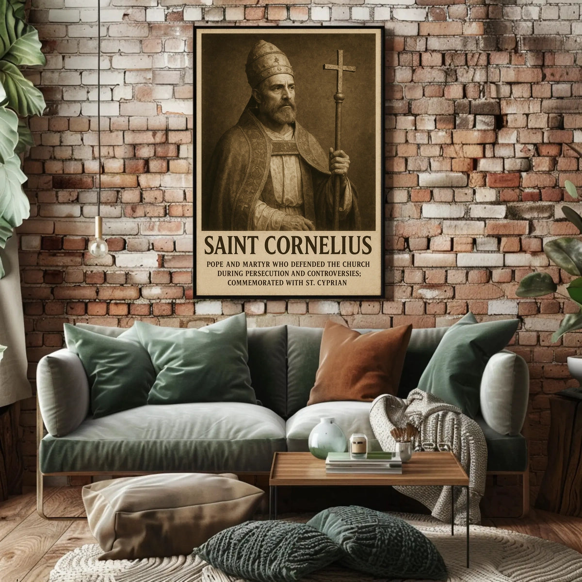 Saint Cornelius Pope And Martyr Poster