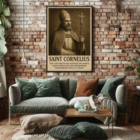 Saint Cornelius Pope And Martyr Poster