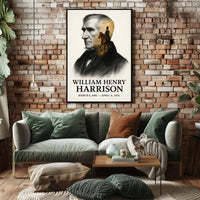 William Henry Harrison 9th President of the United States Reflections Poster