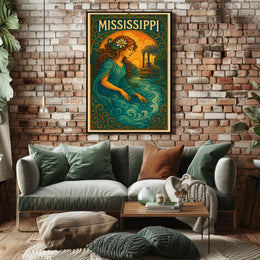 Mississippi River Spirit Poster