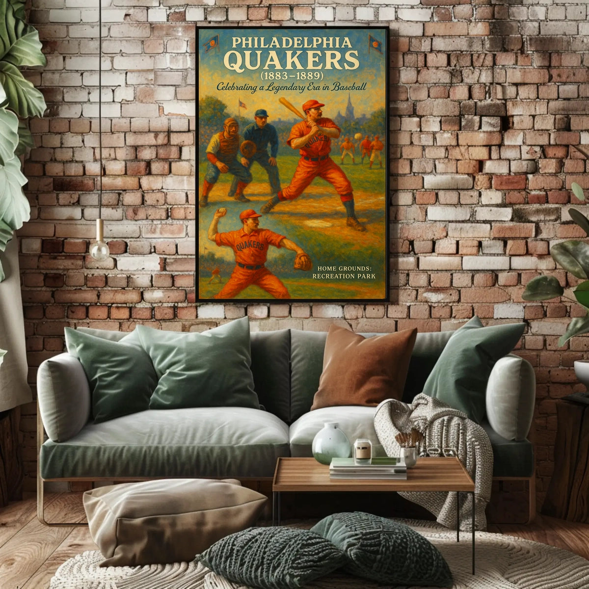 Philadelphia Quakers Celebrating A Poster