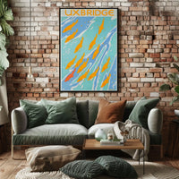 Uxbridge Fish Art Poster