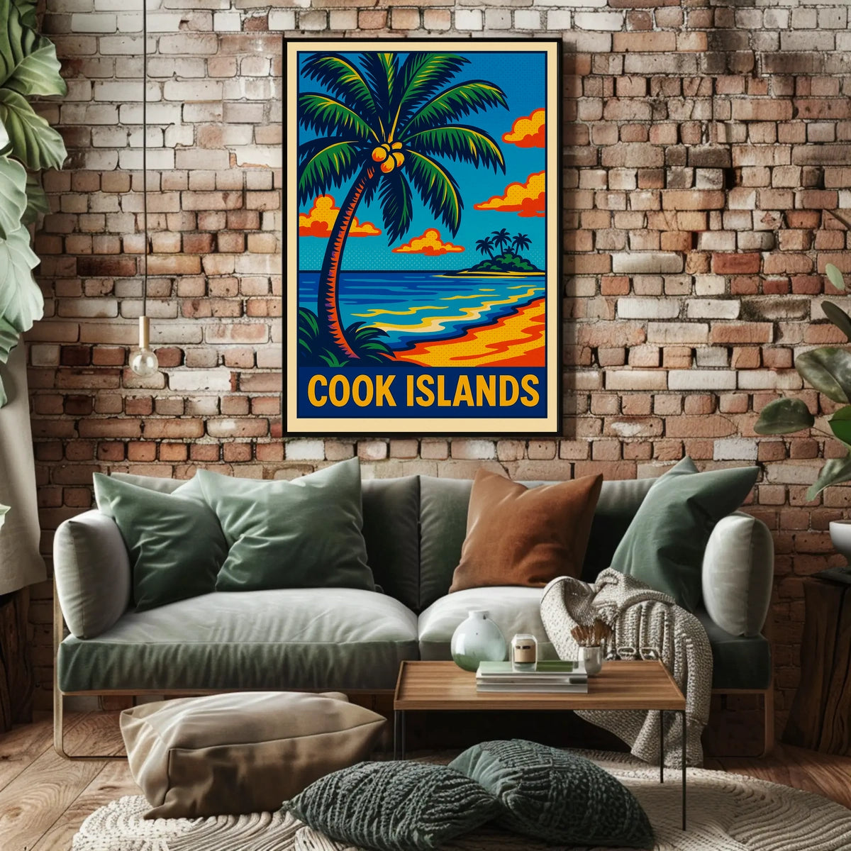 Tropical Paradise Cook Islands Poster
