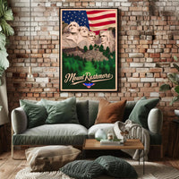 Mount Rushmore Tribute Poster