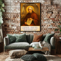 Saint Anselm Patron of Philosophers and Theologians Poster PosterGoat