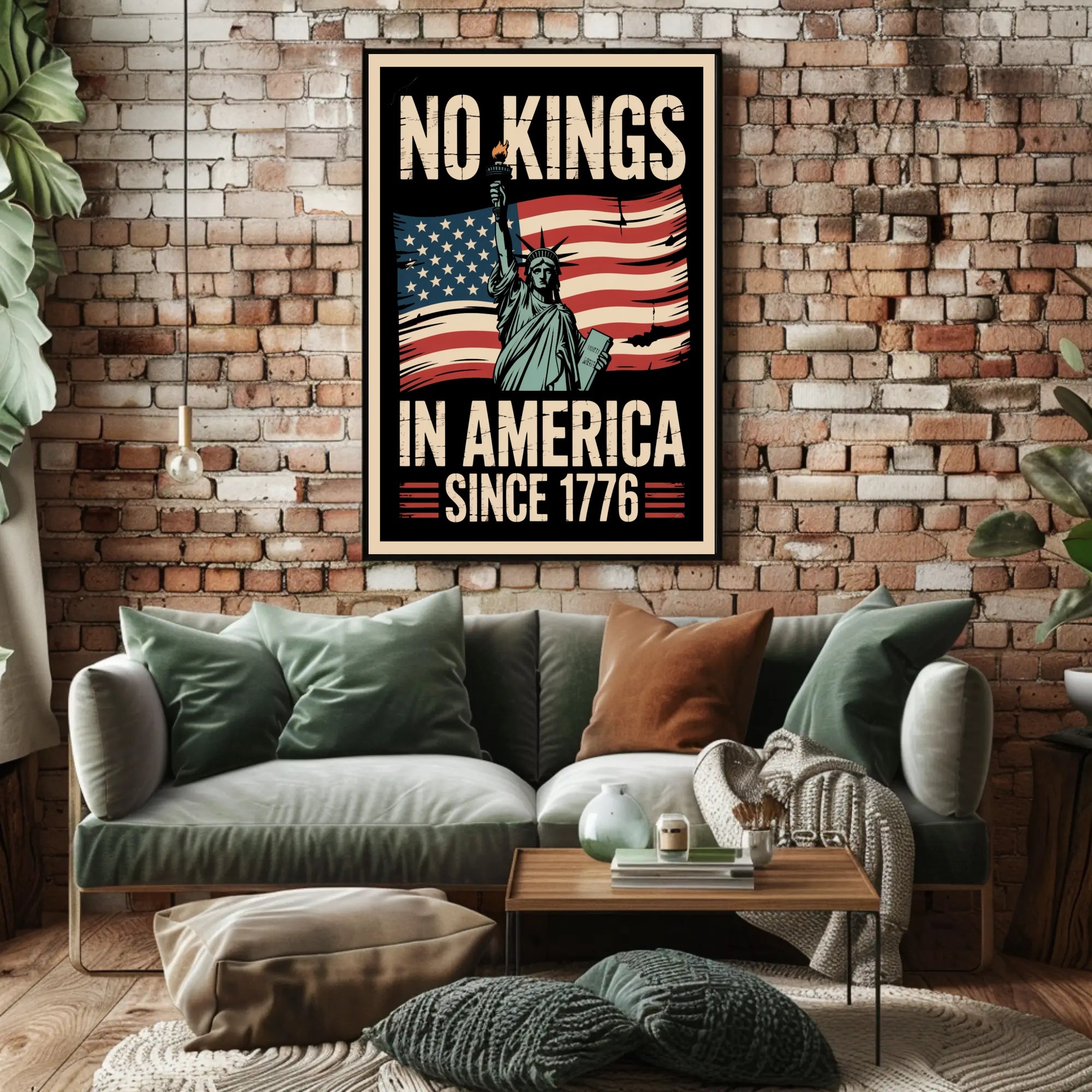 Patriotic Independence Statue of Liberty Political or Propaganda Poster