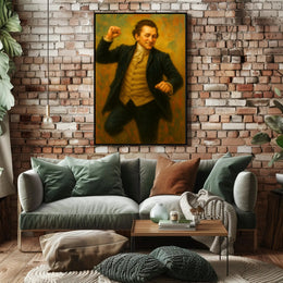 President James Monroe Funny Fist Pump Poster