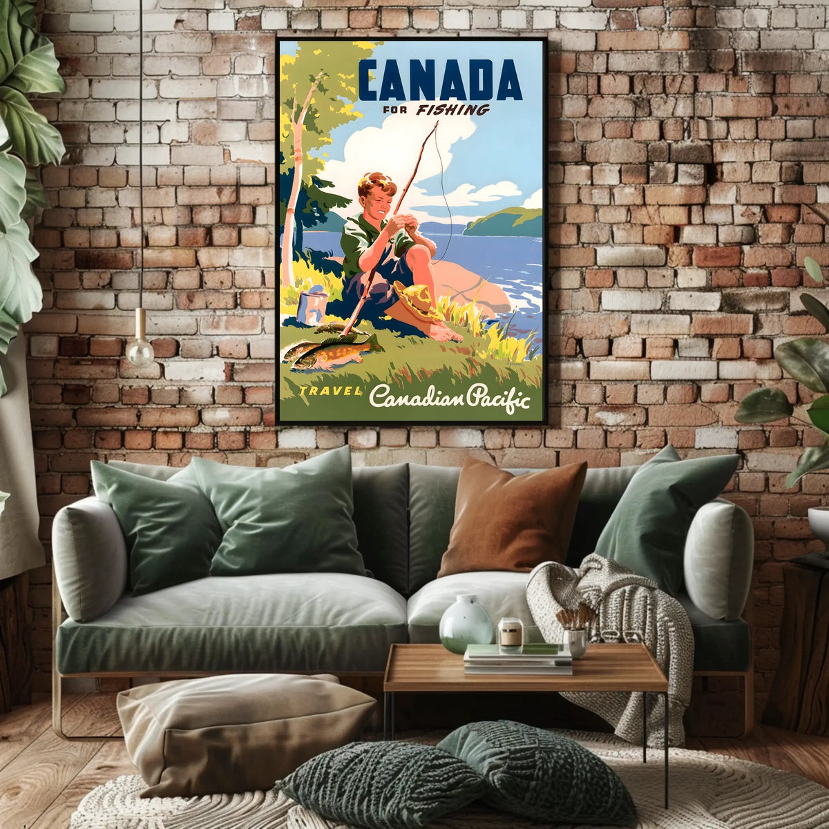 Canada For Fishing Poster
