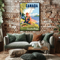 Canada For Fishing Poster