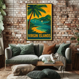 Virgin Islands Paradise Poster