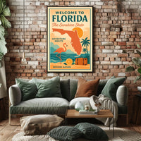 Welcome to Florida Adventure Awaits Poster