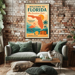 Welcome to Florida Adventure Awaits Poster