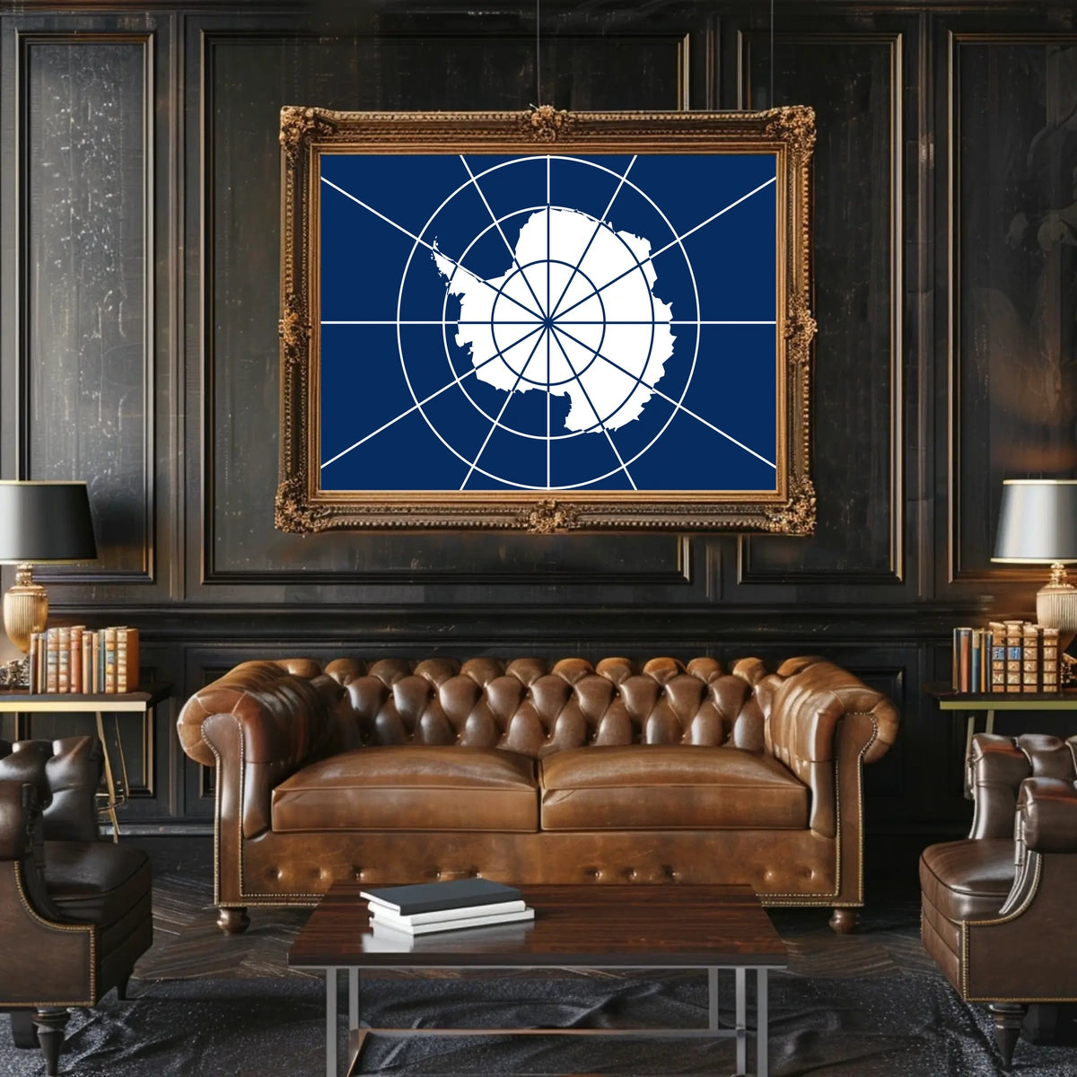 Antarctica Flag Poster