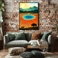 Yellowstone Wonders Poster PosterGoat