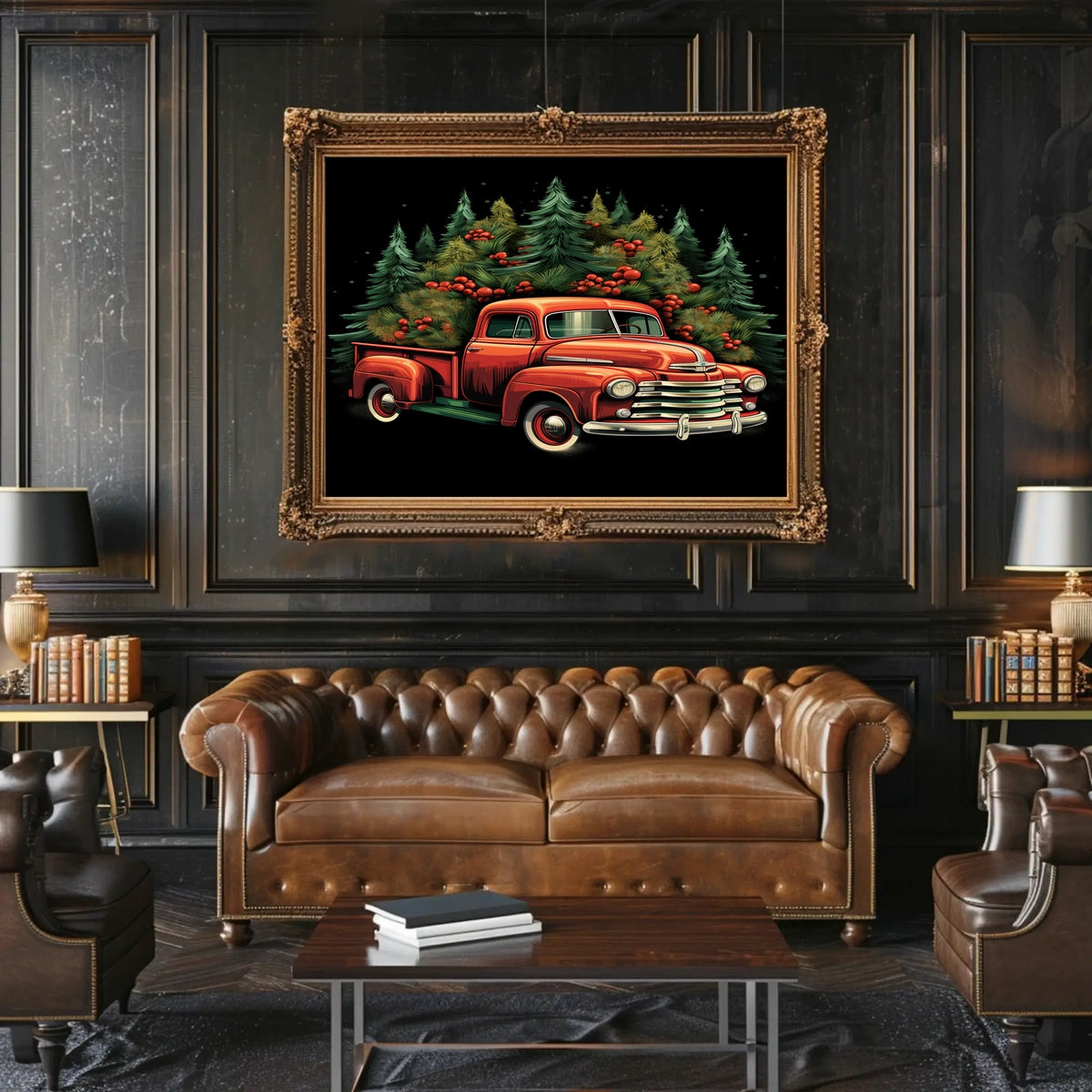 Vintage Holiday Cheer Vintage Poster