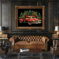 Vintage Holiday Cheer Vintage Poster