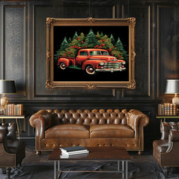 Vintage Holiday Cheer Vintage Poster