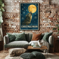 Christmas Moon Poster