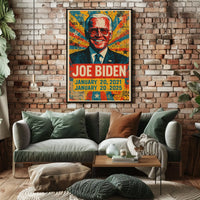 Joe Biden 46th President of the United States Street Art Mashup Poster
