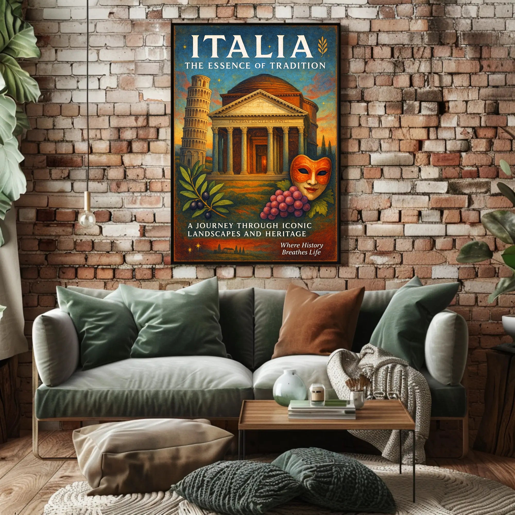 Italia The Essence of Tradition Poster