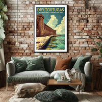 Dry Tortugas National Park Scenic Travel Poster