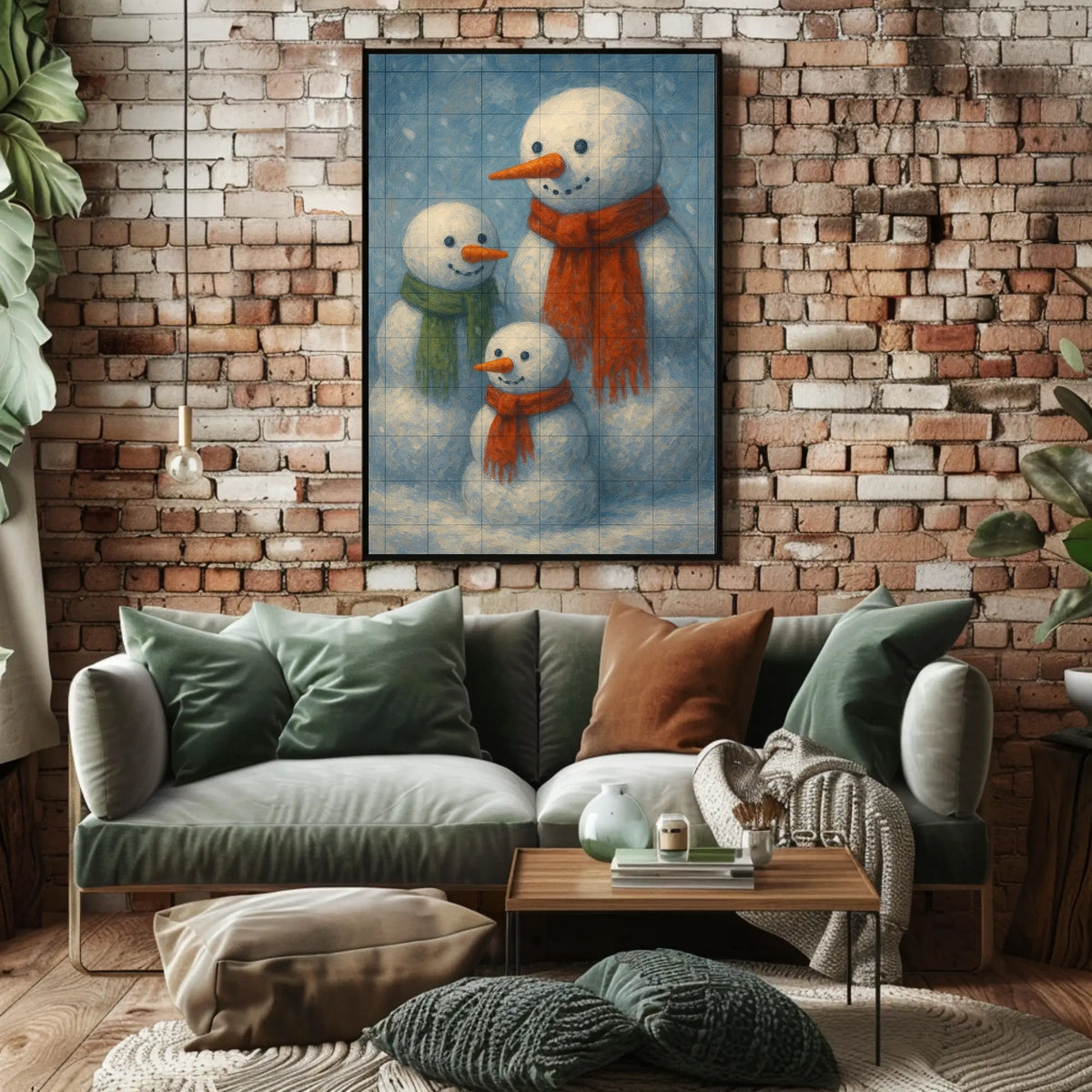 Winter Wonderland Snowmen Poster