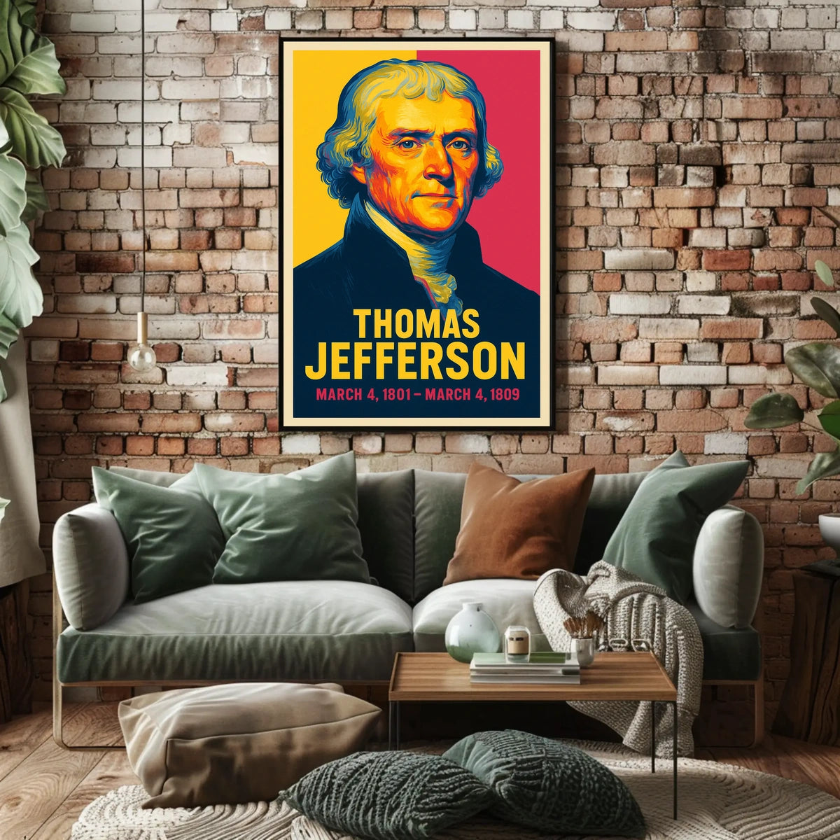 Thomas Jefferson 3rd President Poster