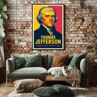 Thomas Jefferson 3rd President Poster