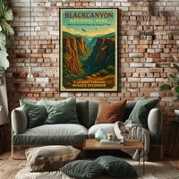 Blackcanyon National Park Poster