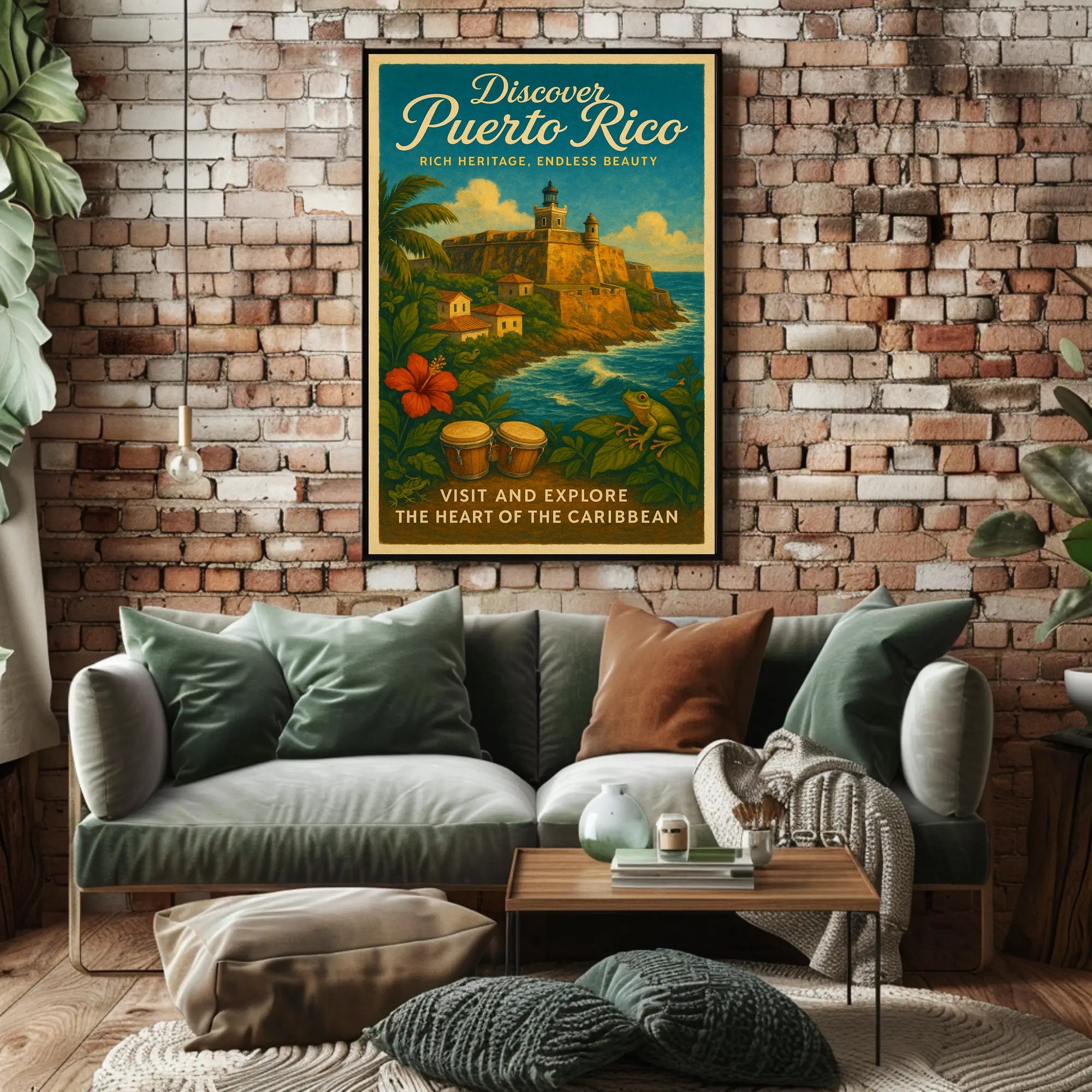 Discover Puerto Rico Wall Art Print PosterGoat