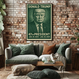 Donald Trump 47th President Poster