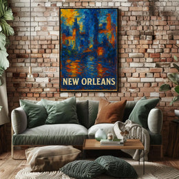 New Orleans A Vibrant Impression Poster