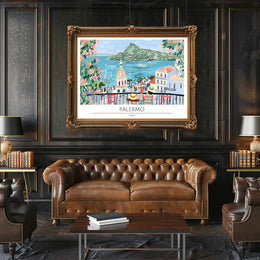 Scenic View of Palermo Poster