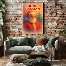 Santa Claus Holiday Cheer Christmas Cultural Poster