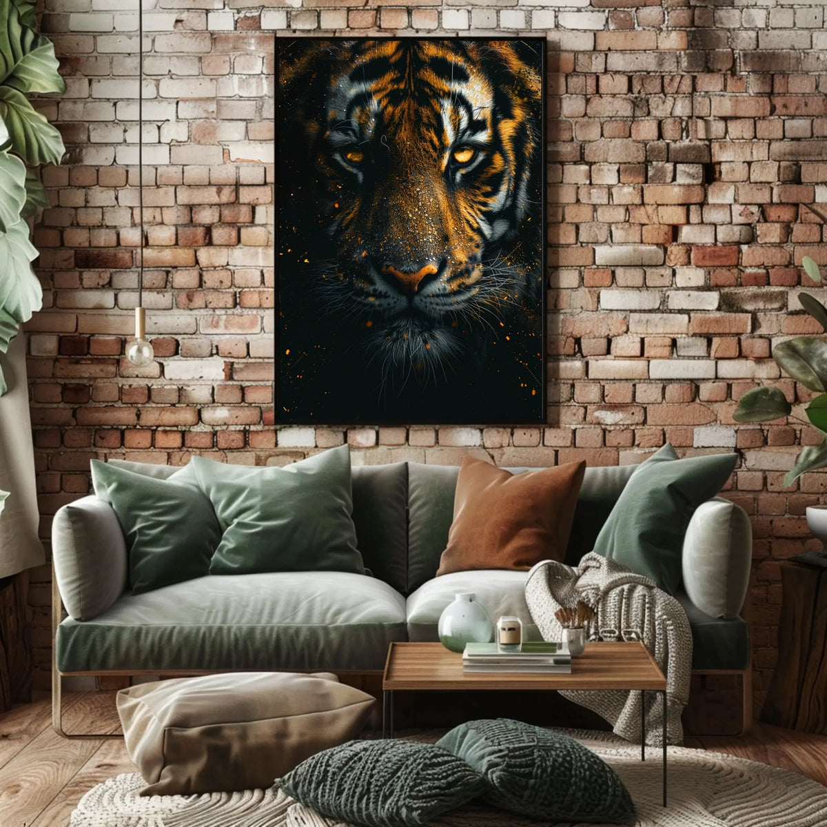 Majestic Tiger Portrait Poster