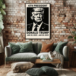 Donald Trump 47th President Poster