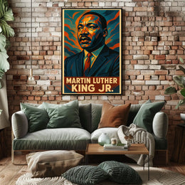 Martin Luther King Jr. A Visionary Poster
