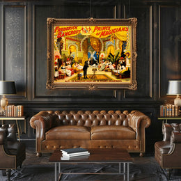 Frederick Bancroft's Oriental Magic Show Cultural Heritage Poster