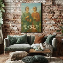 Saints Cosmas And Damian Poster
