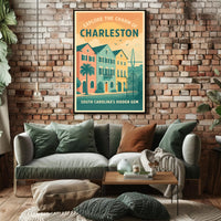 Explore The Charm Of Charleston Poster