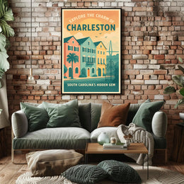Explore The Charm Of Charleston Poster