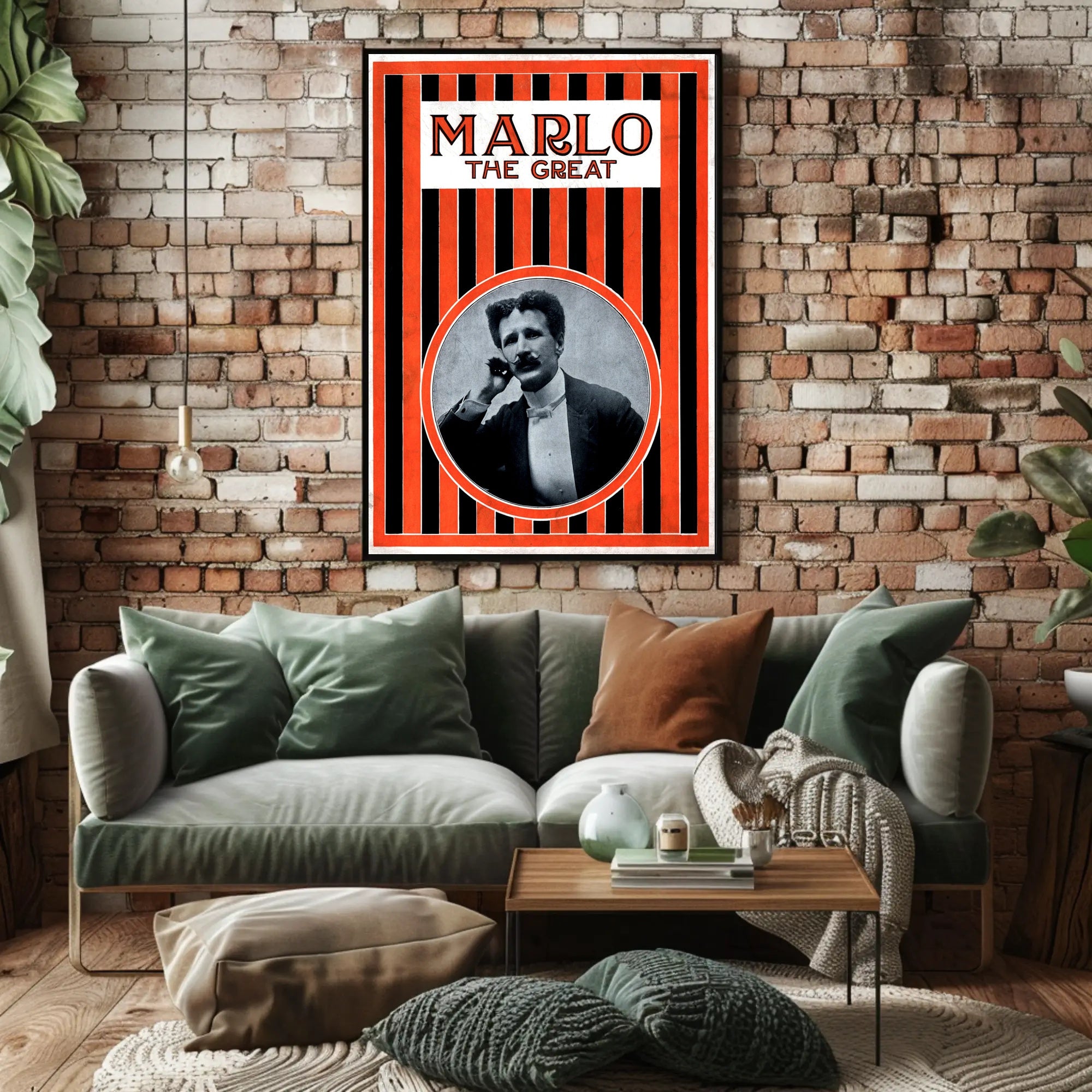 Marlo The Great Vintage Performer Historical Poster