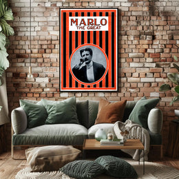 Marlo The Great Vintage Performer Historical Poster