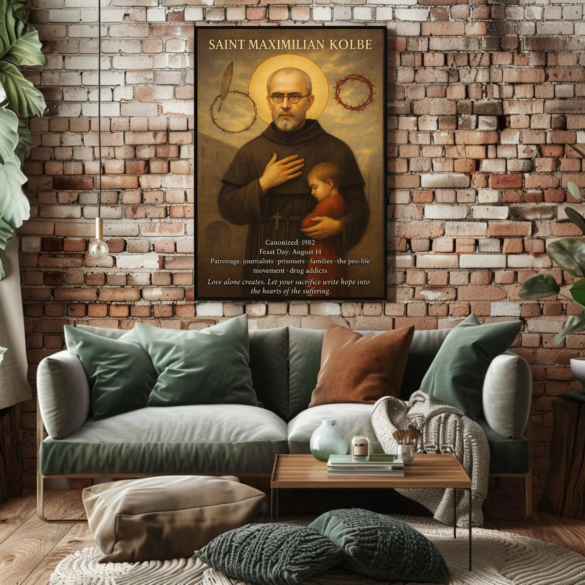 Saint Maximilian Kolbe Poster PosterGoat