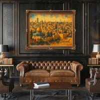 Jerusalem Skyline Artistic Impression Poster