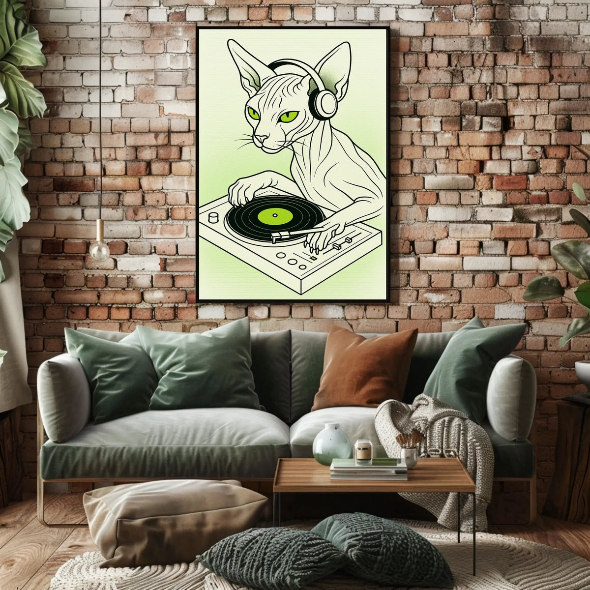 Dj Cat Vibes Poster