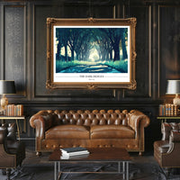 The Dark Hedges: Mystical Pathway Artistic Poster