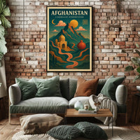 Afghanistan A Surrealist Interpretation Poster