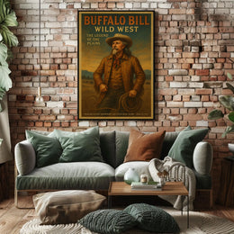 Vintage Western Showman: Cultural Heritage Poster
