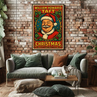 William Howard Taft Christmas Poster